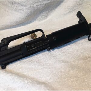 Complete 9mm DOE upper receiver with handguards and flip-up front sight