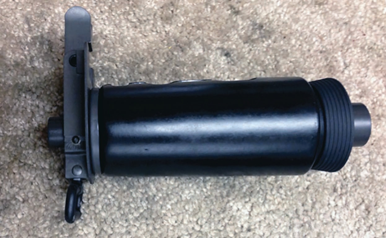 9mm barrel assembly with front sight base