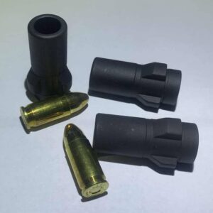 Three lug muzzle adaptor from Liemohn Manufacturing